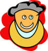 Smiling Cartoon Man Clip Art